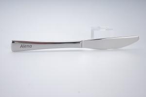 Gravur eines Menü-Messer